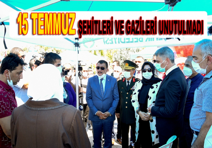 15 TEMMUZ ŞEHİTLERİ VE GAZİLERİ UNUTULMADI