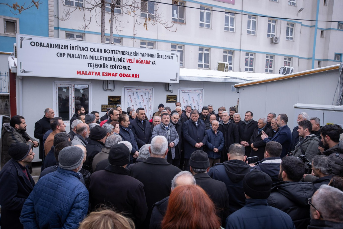 Ağbaba, 20 Odaya Konteynır Bürolar Kurdu