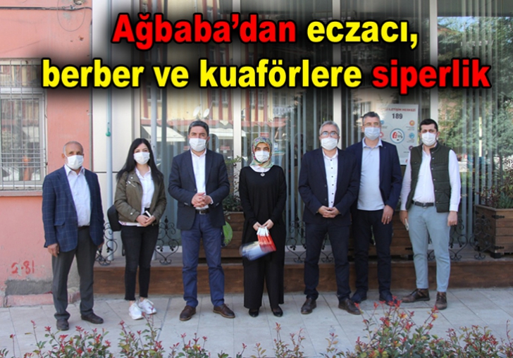 Ağbabadan eczacı, berber ve kuaförlere siperlik