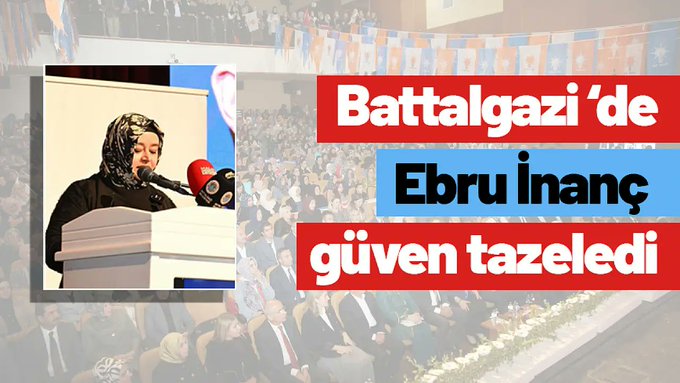 AK Parti Battalgazi Kadın Kolları Başkanı Değişmedi