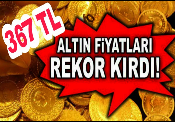 Altın fiyatları rekor kırdı!