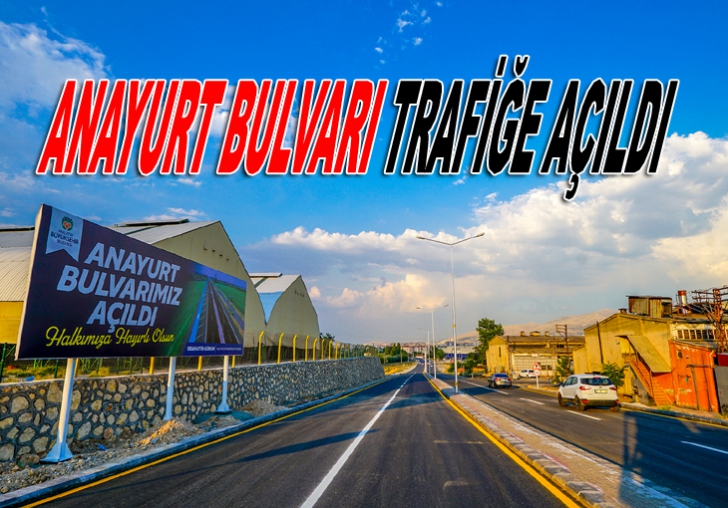 ANAYURT BULVARI TRAFİĞE AÇILDI