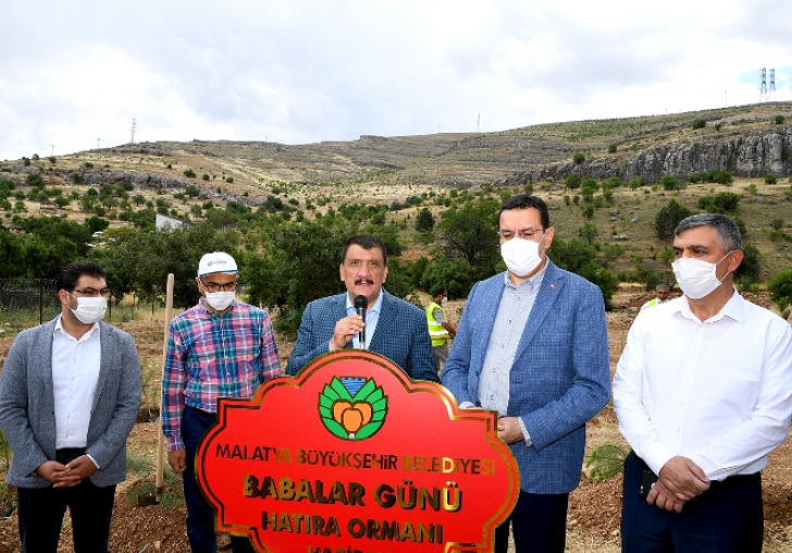 BABALAR HATIRA ORMANI OLUŞTURULDU