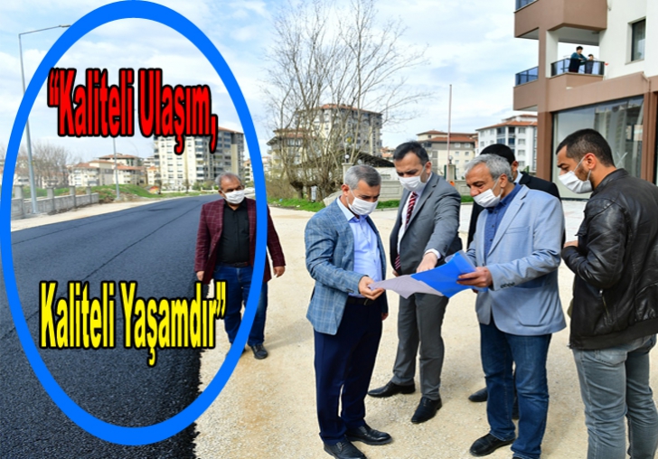 BAŞKAN ÇINAR, ÇİLESİZ MAHALLESİNDEKİ ASFALTLAMA ÇALIŞMALARINI İNCELEDİ