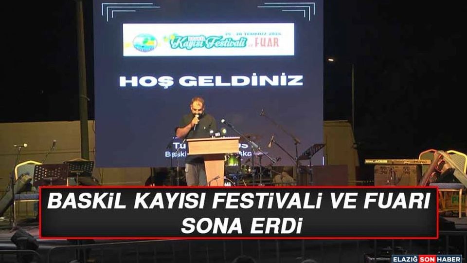 Baskil ilk Kayısı Festivalini 10 Bin kişi İzledi