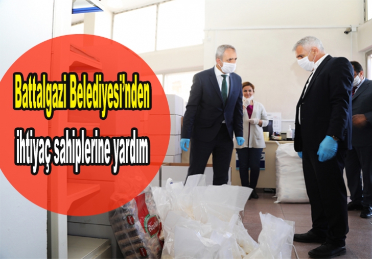 Battalgazi Belediyesinden ihtiyaç sahiplerine yardım