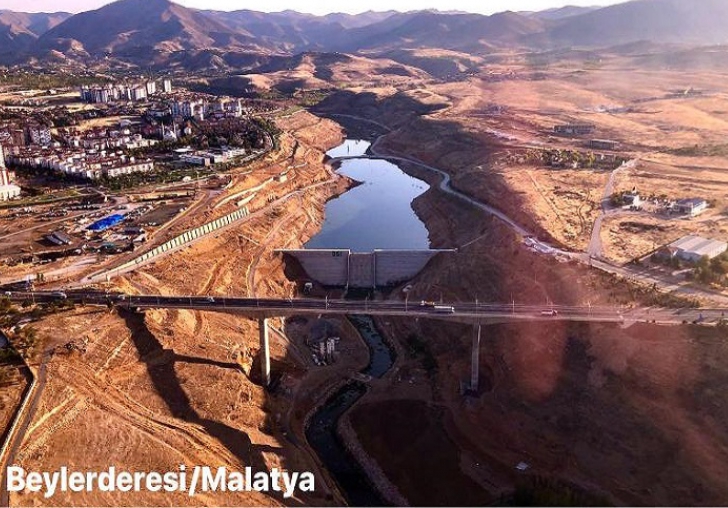 Beylerderesi Göletinde su seviyesi düşürüldü, Alternatif Yol Ortaya Çıktı