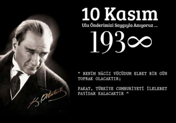 Büyük Önder Atatürk Törenle Anılacak