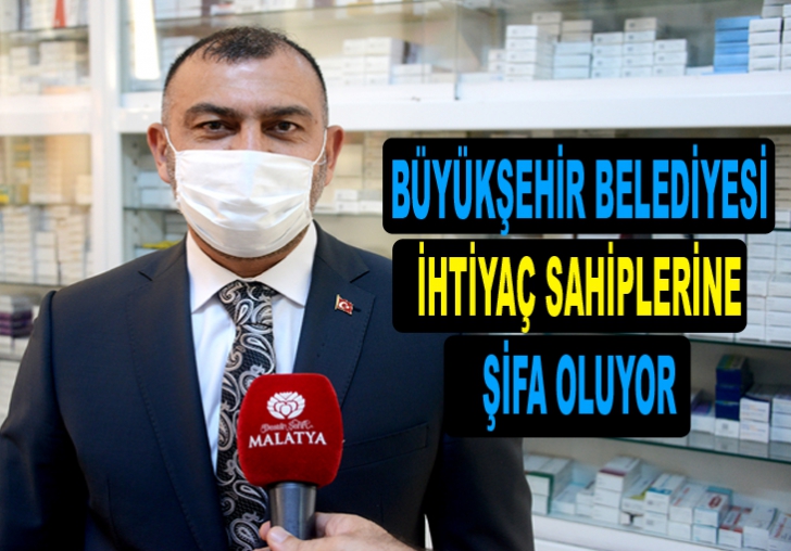 BÜYÜKŞEHİR BELEDİYESİ İHTİYAÇ SAHİPLERİNE ŞİFA OLUYOR