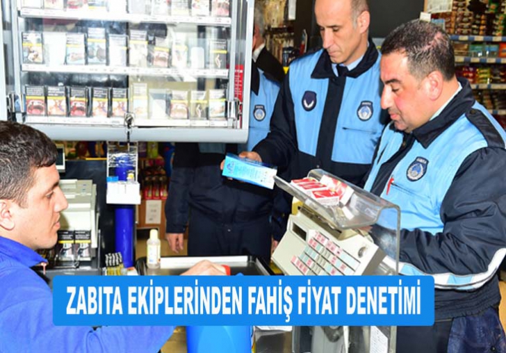 BÜYÜKŞEHİR BELEDİYESİ ZABITA EKİPLERİNDEN FAHİŞ FİYAT DENETİMİ