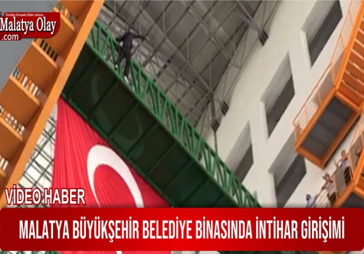 Büyükşehir Belediyesinde intihara kalkıştı