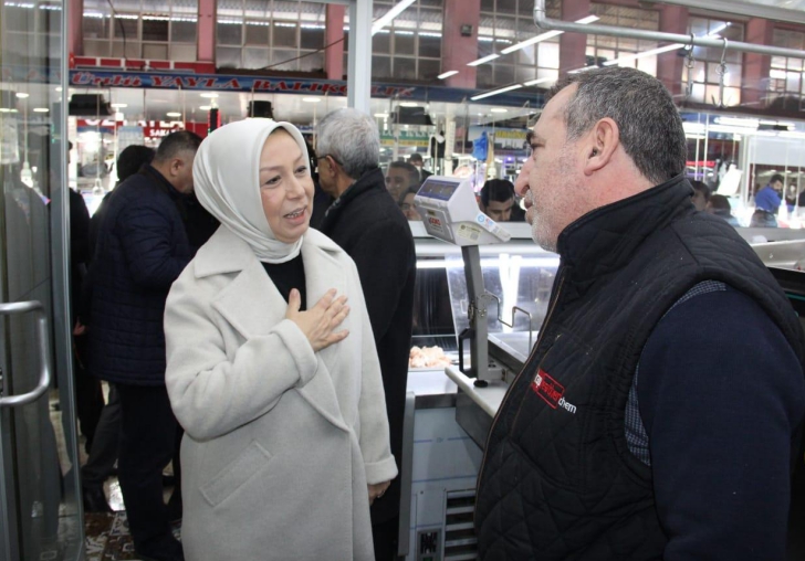 Çalıktan esnaf ziyareti