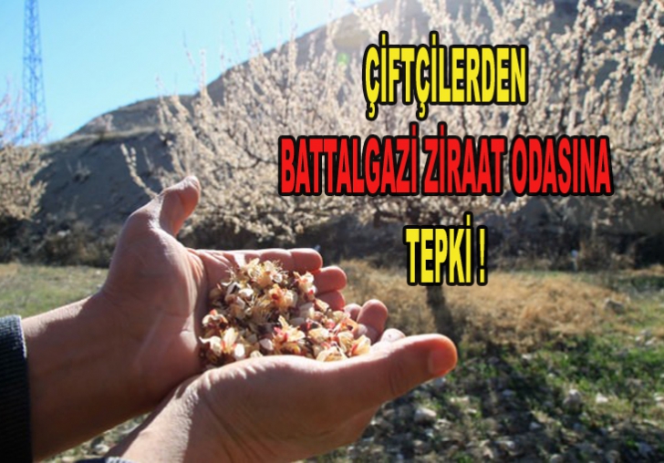 ÇİFTÇİLERDEN BATTALGAZİ ZİRAAT ODASINA TEPKİ