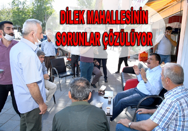 DİLEK MAHALLESİNİN SORUNLARI BİR BİR ÇÖZÜLÜYOR