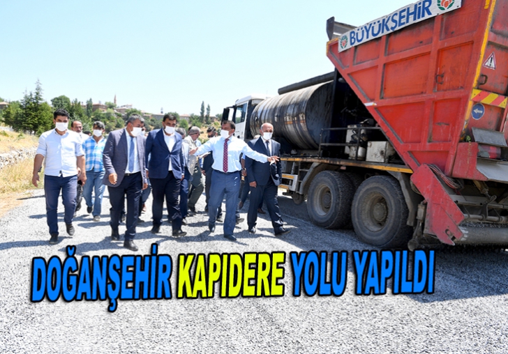 DOĞANŞEHİR KAPIDERE YOLU YAPILDI