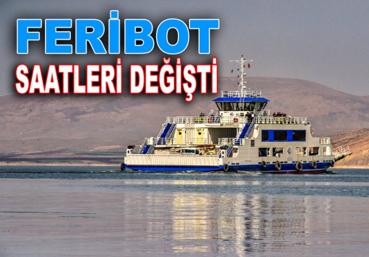 FERİBOT SEFER SAATLERİ DEĞİŞTİ