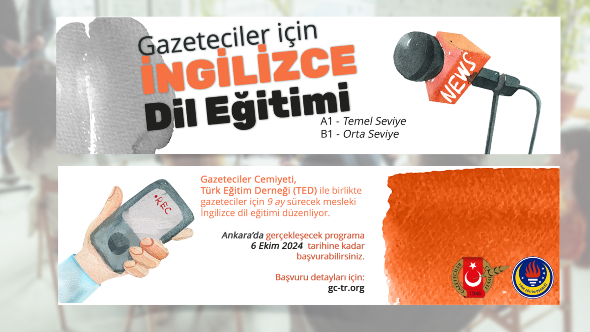 Gazeteciler için Mesleki İngilizce Eğitim Programı başlıyor!