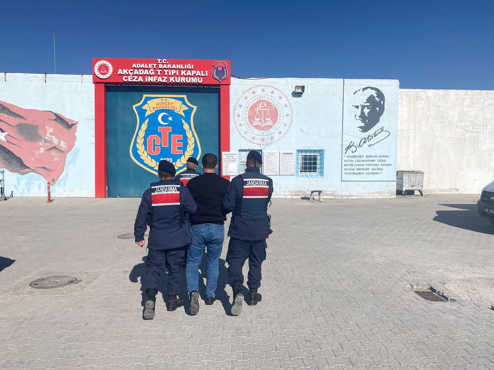 Hapis Cezası Bulunan Şahıs Akçadağ'da Yakalandı