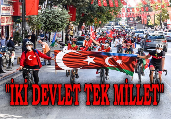  İki Devlet Tek Millet İçin Pedal Çevirdiler 