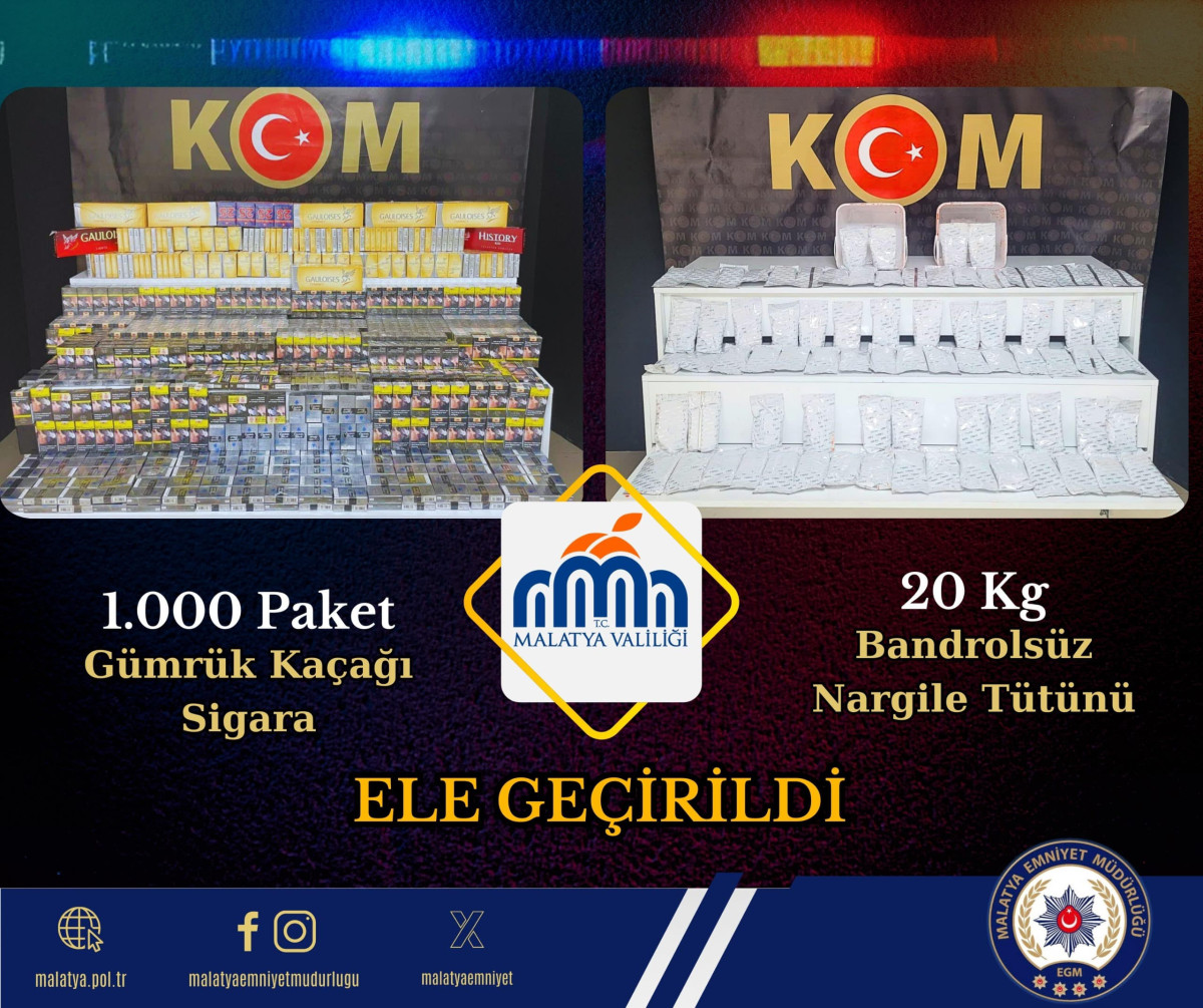 Kaçakçılık Ekipleri Sigara ve Tütün Ele Geçirdi