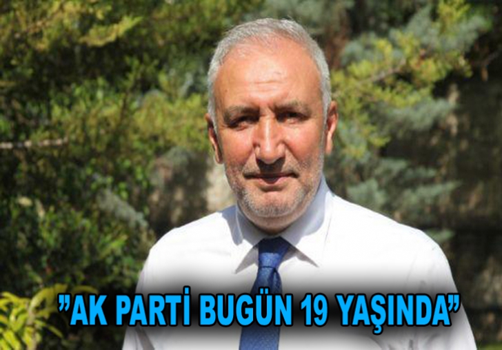 KAHTALI,AK PARTİ BUGÜN 19 YAŞINDA