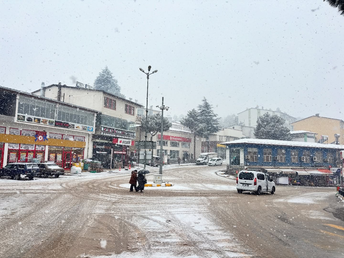 Kar Yağışı İlçelerden Giriş Yaptı