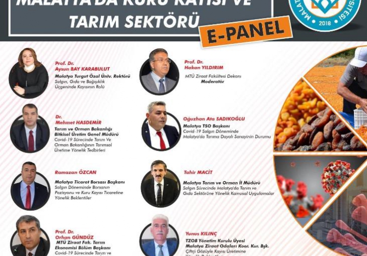 'Kayısı ve Tarım Sektörü' konulu E-Panel Yapılacak