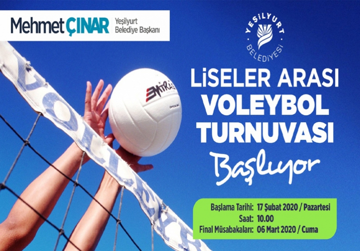  LİSELERARASI VOLEYBOL TURNUVASI 17 ŞUBATTA BAŞLAYACAK