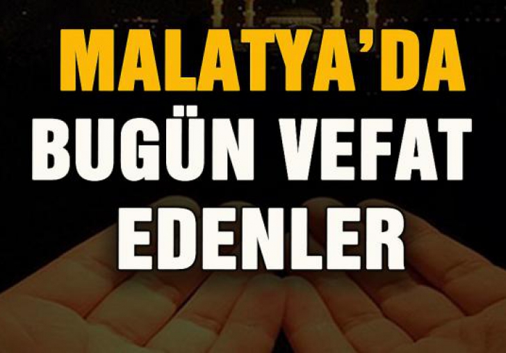 Malatya'da bir günde 34 kişi vefat etti