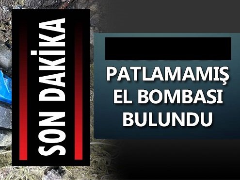 Malatya'da El Bombası Bulundu