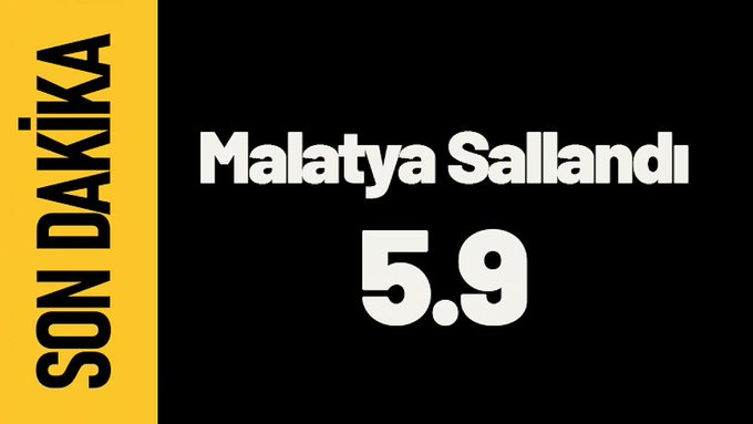 Malatya'da Korkutan Deprem