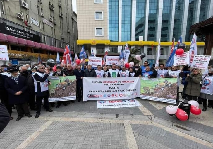 Malatya'da 'Zamları Geri Çekin' Protestosu