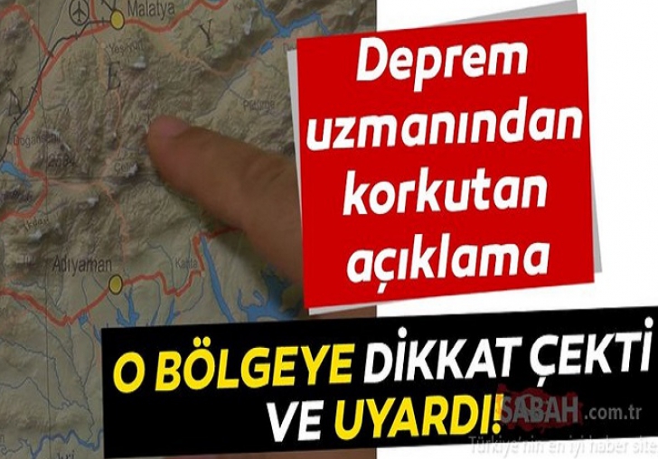 Malatya depremi sonrası korkutan açıklama!