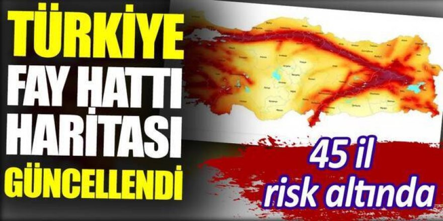 Malatya İkinci Derece Deprem Riski Altında