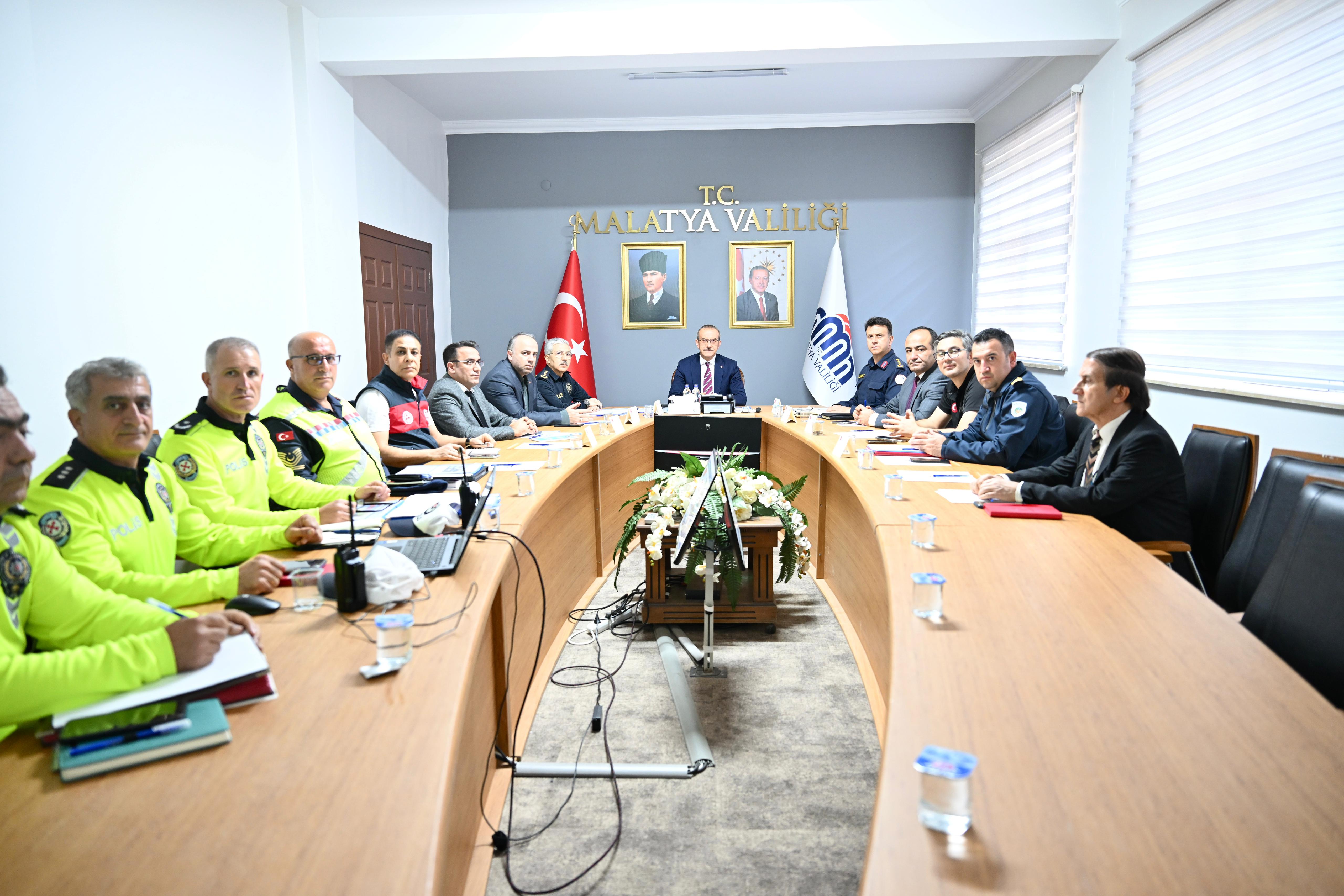 Malatya Trafik Güvenliği Eylem Toplantısı Yapıldı