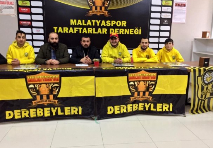 Malatyaspor Taraftarlar Derneği'nden 'takımımızın yanındayız' mesajı