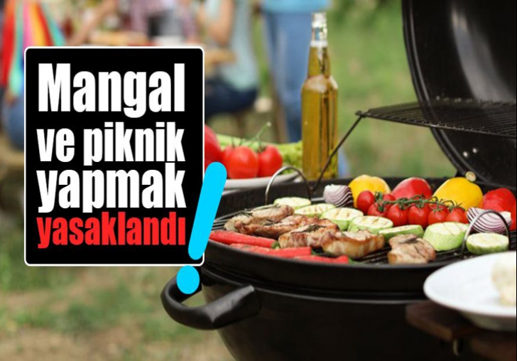 Mangal ve Piknik yapmak yasaklandı