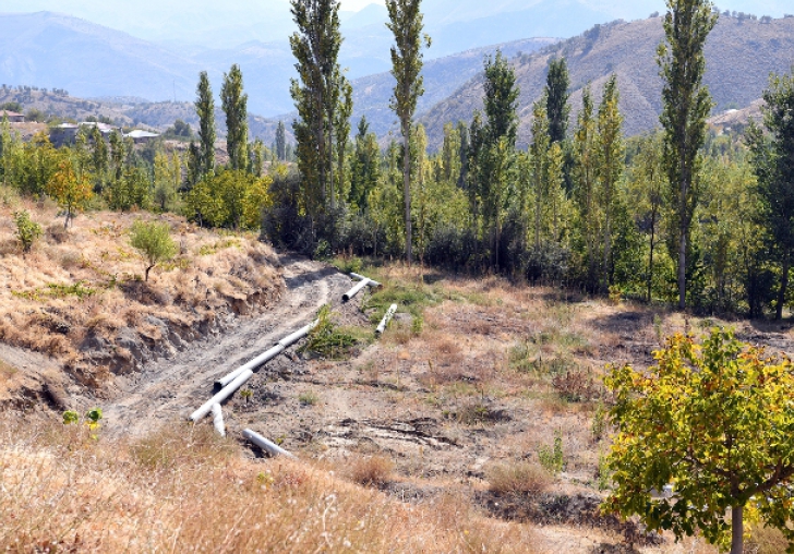 MASKİ Doğanşehir de kapalı sulama sistemi yapıyor