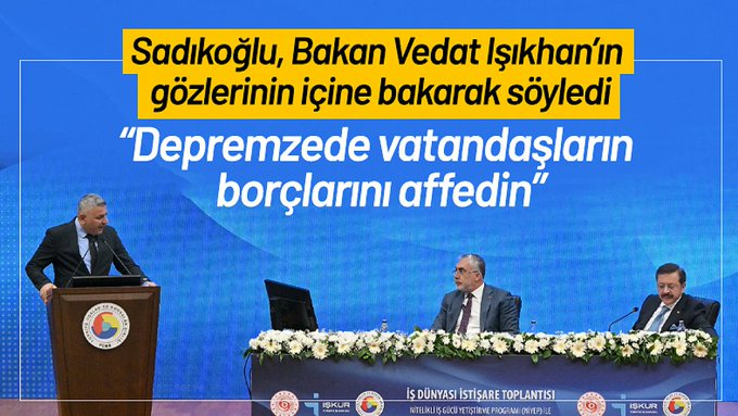 Sadıkoğlu, sorunları ve talepleri Bakan Işıkhan’a iletti