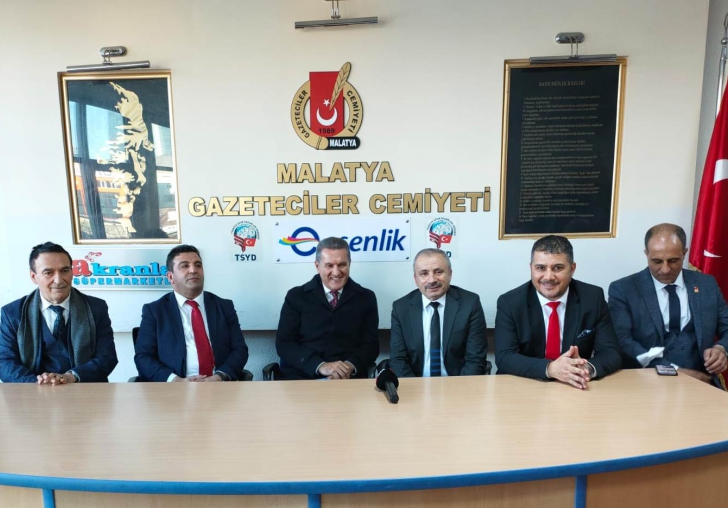 Sarıgül, Malatya Gazeteciler Cemiyetini Ziyaret Etti