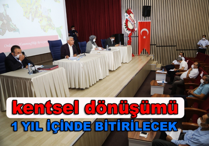 ŞEHİT FEVZİ MAHALLESİNİN kentsel dönüşümü 1 YIL İÇİNDE BİTİRİLECEK