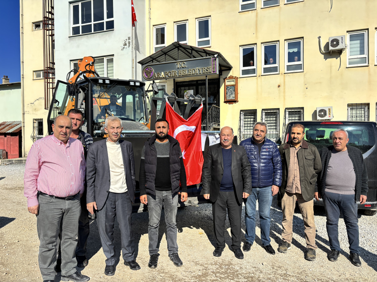 TBB'nin gönderdiği İş Makinası Arapgir'de