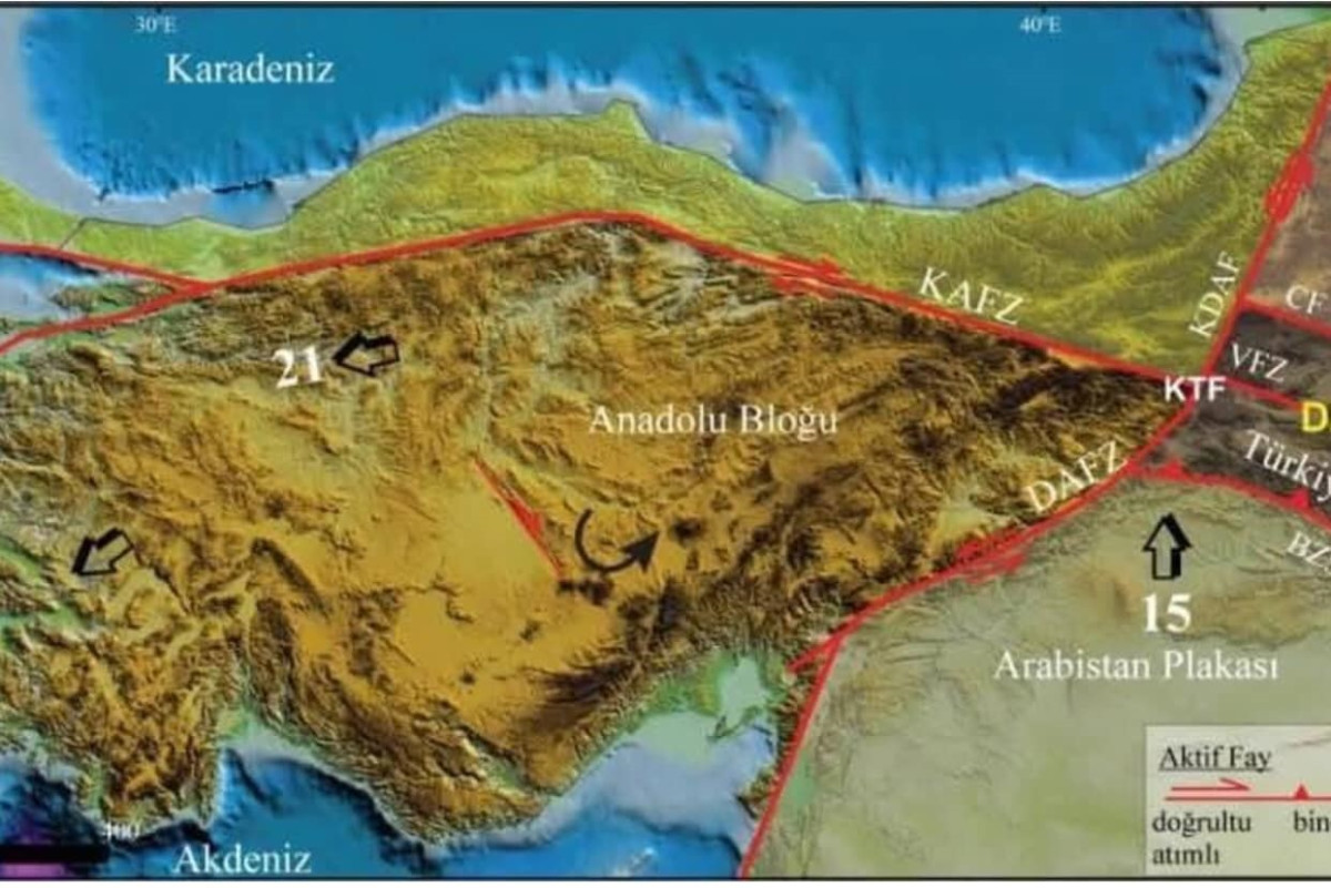 'Türkiye'nin altında bin 500 km. devasa bir yarık keşfedildi'