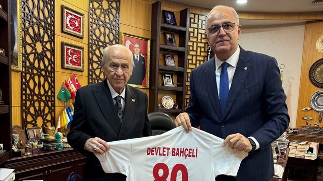 Üstündağ'ı kabul eden Devlet Bahçeli'den destek