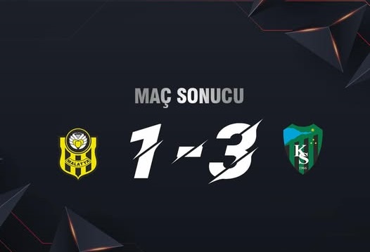 Yeni Malatyaspor     1-3     Kocaelispor