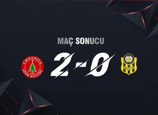 Yeni Malatyaspor, Ümraniyespor'a 2-0 Yenildi